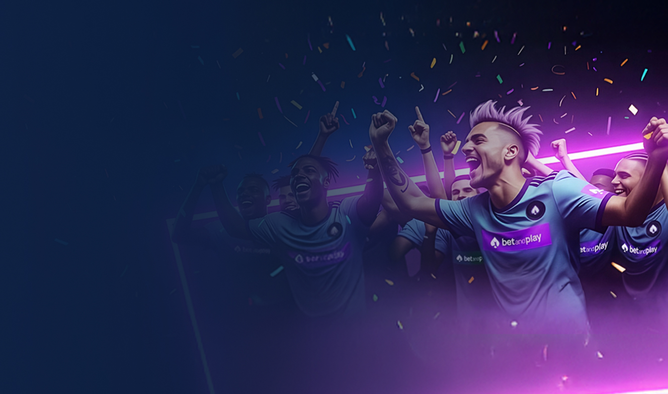 BetandPlay Sportwetten – Promo-Motiv mit Fans und Markenlogo